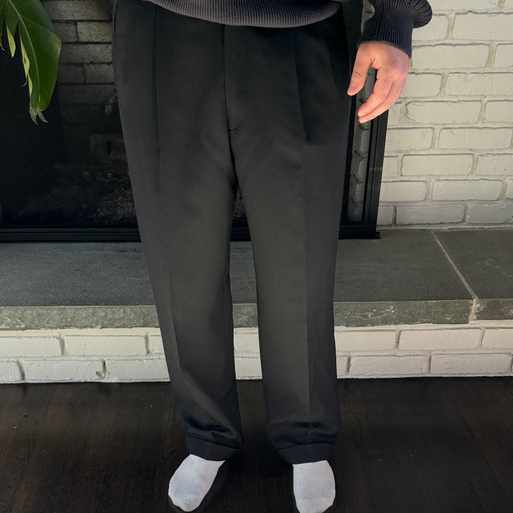 Classic Black Men's Dress Trousers